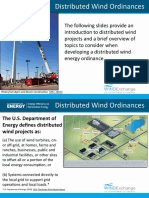Distributed Wind Ordinances