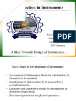 Introduction To Instruments: A Step Towards Design of Instruments