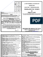 Therapeutic Index & Price List: A New Herbal System of Medicine