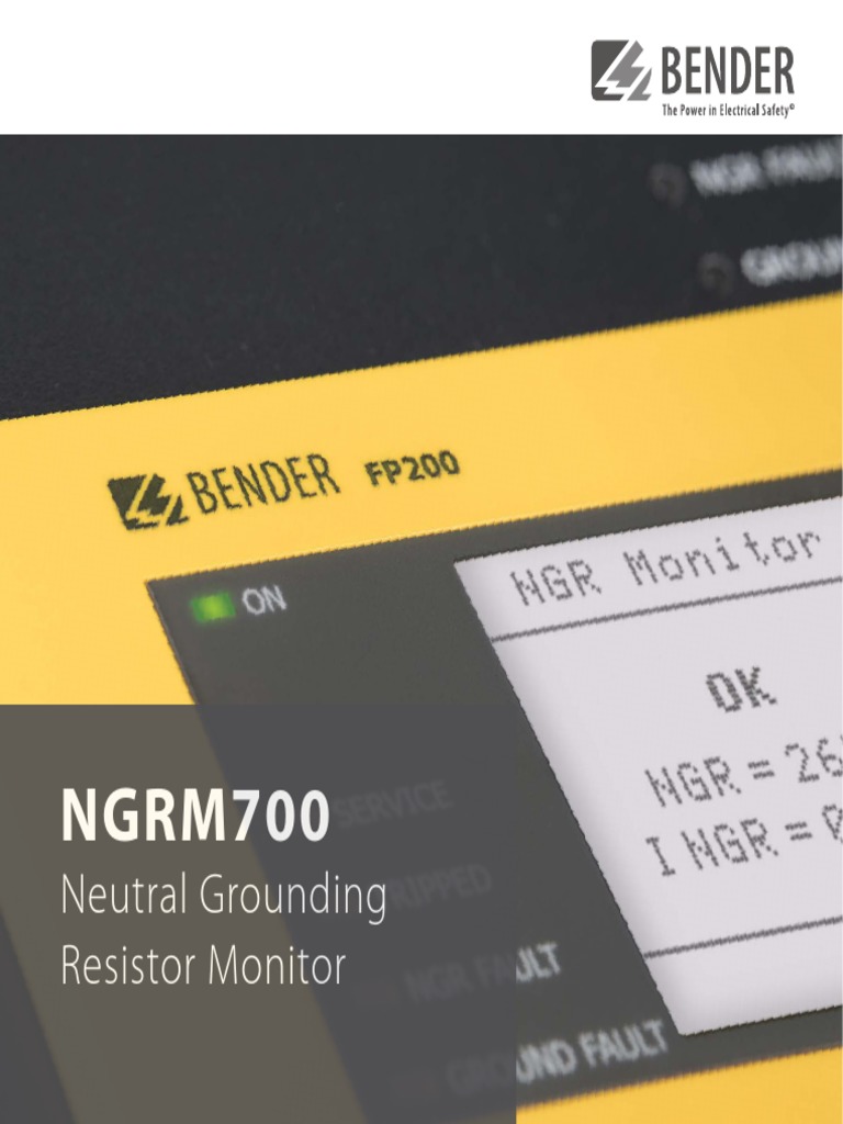 NGRM700: Neutral Grounding Resistor Monitor | PDF | Resistor ...