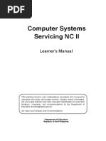 Computer Systems Servicing NC II: Learner's Manual