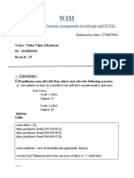 JavaScript Assignment 