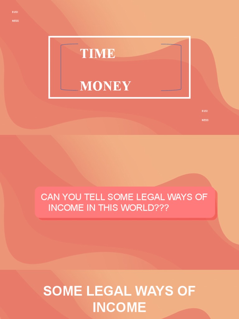 Legal Income Opportunities Explained | PDF | Multi Level Marketing ...