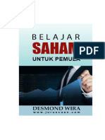 Belajar Saham Untuk Pemula - Desmond Wira