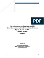 Informe de Asistencia y Formación Misión México Procolombia 2021