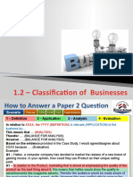 1.2 Classification of Businesses