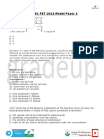 UPSSSC PET 2021 Model Paper 1: Statements