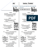 Yesterday - "The Beatles" Yesterday - "The Beatles": Use-Come - Seems - Be - Have - Say Use - Come - Seems - Be - Have - Say