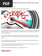 How To Find The Best Efficiency Point For Your Pump - All Pumps Blog