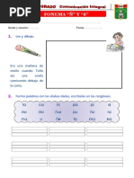 Tema #1: El Abecedario (Comunicación / 2do Grado) | PDF