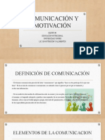 Comunicación y Motivación