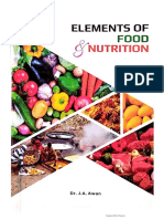Elements of Food and Nutrition