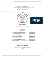 KELOMPOK 1 - Hakikat Pendekatan, Model, Strategi, Dan Metode Pembelajaran