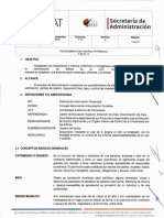 Procedimiento de Control Patrimonial Vigente