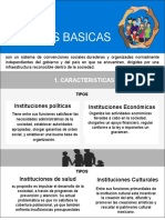 Instituciones sociales básicas: tipos y características