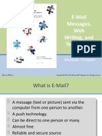 Ch13 - E-Mail Messages Web Writing & Technology