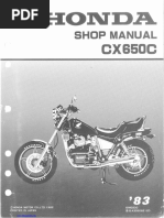 Honda VFR 750 F RC24 86 87 Service Manual PDF | PDF