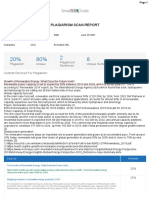 Plagiarism Scan Report: Plagiarism Unique Plagiarized Sentences Unique Sentences Content Checked For Plagiarism