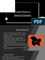 Status of Jammu & Kashmir