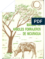 Manual de Arboles Forrajeros de Nicaragua