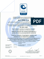 ISO 9001 Lima Peru Certificate