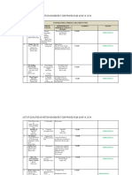 List of Qualified Waste Management Companies As at June 16, 2014