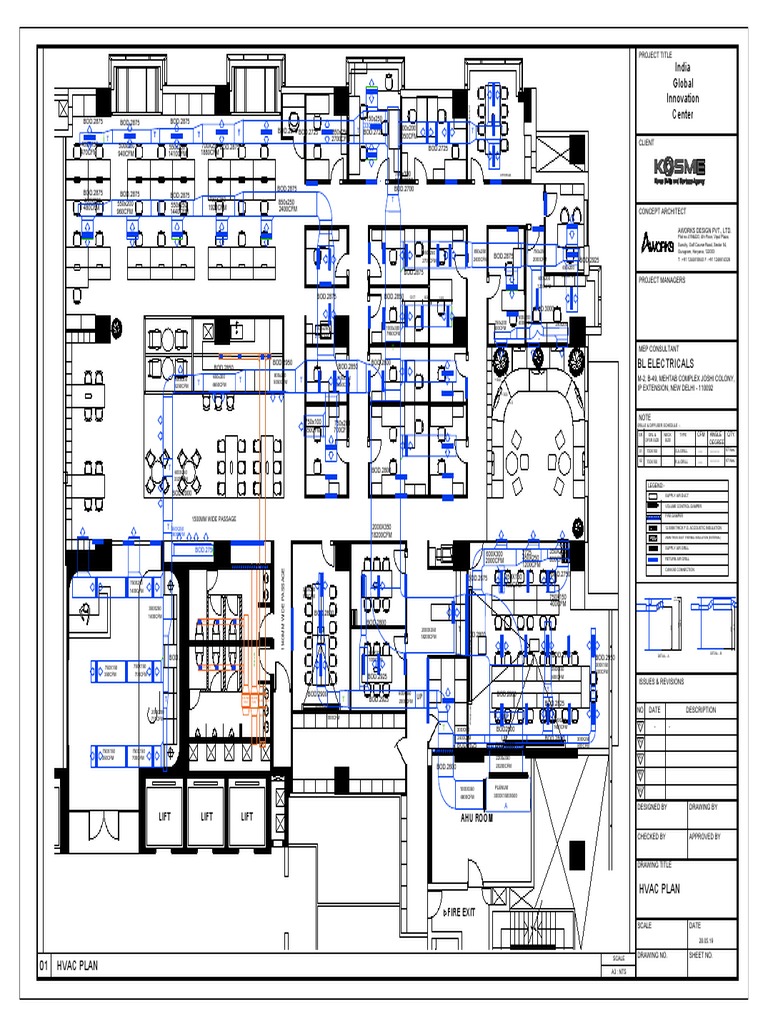 Ducting Plan As Per Vendor PDF Duct (Flow) Automation