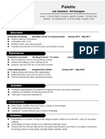 Resume For Designer-WPS Office