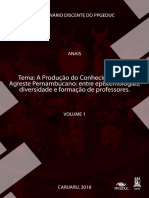 O Cenario de Producao Do Conhecimento So