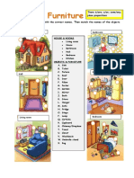 House and Furniture There Worksheet