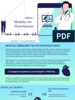 Digital Therapeutics Hypertension
