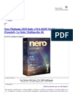 Nero Platinum 2018 Suite v19.0.10200 Multilenguaje (Español), La Suite Multimedia 4K - IntercambiosVirtuales