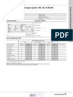 Recommended Spare Parts: SE, SL 9-30 KW: Lenntech