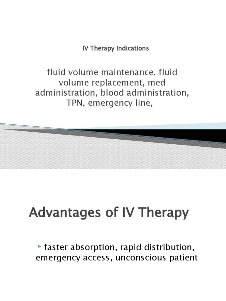 Fluid Volume Maintenance, Fluid Volume Replacement, Med Administration