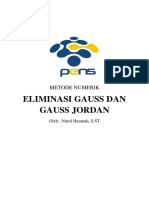 Eliminasi Gauss Dan Gauss Jordan Pada Vi