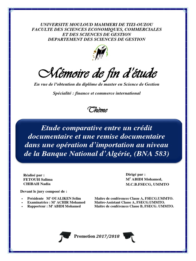 Comment Derouler Le Credit Documentaire Back To Back Schéma Mémoire de Fin D'études | PDF | Business | Économie