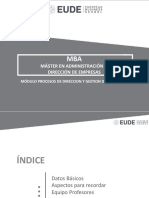 Plan de Trabajo Módulo Procesos de Dirección y Gestión de La Empresa