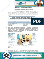 Mesero o El Cliente Clasificando Las Expresiones Del Recuadro en La Columna Correcta