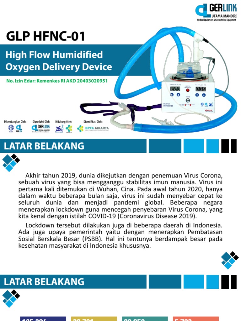 Alat Terapi Oksigen HFNC untuk COVID-19 | PDF