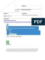 Tema 1. El Proceso de Compras: Gestión de Abastecimientos, Demanda y Sistemas de Información