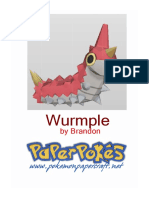 Wurmple A4 Shiny Lined