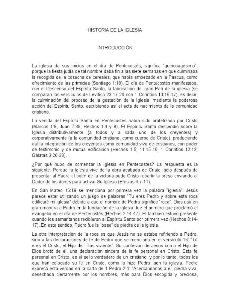 Orígenes y Desarrollo de la Iglesia | PDF | Monoteísmo | Jesús