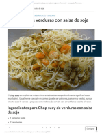 Chop suey de verduras con salsa de soja con Thermomix - Recetas de Thermomix