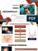 Cirugía Ginecológica Abdominal