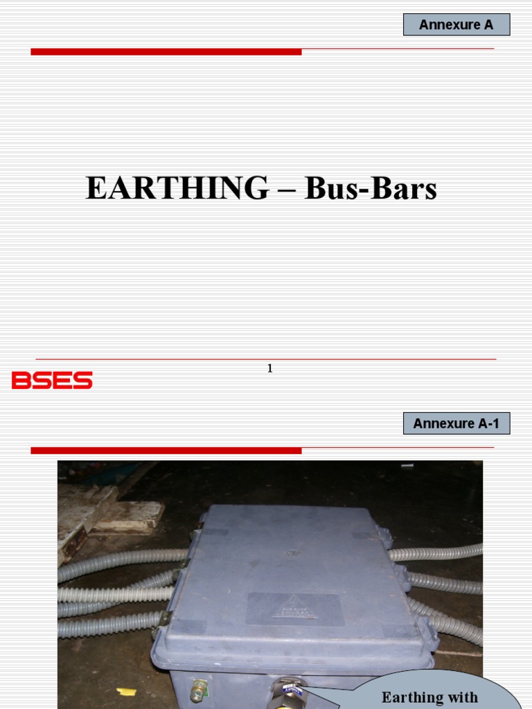 EARTHING - Bus-Bars: Annexure A | PDF | Manufactured Goods | Mechanical ...