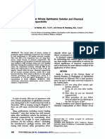 Silver Nitrate Ophthalmic Solution and Chemical Conjunctivitis