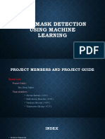 Project Review (Face Mask Detection Using Machine Learning)