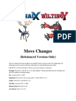 Move Changes: (Rebalanced Versions Only)
