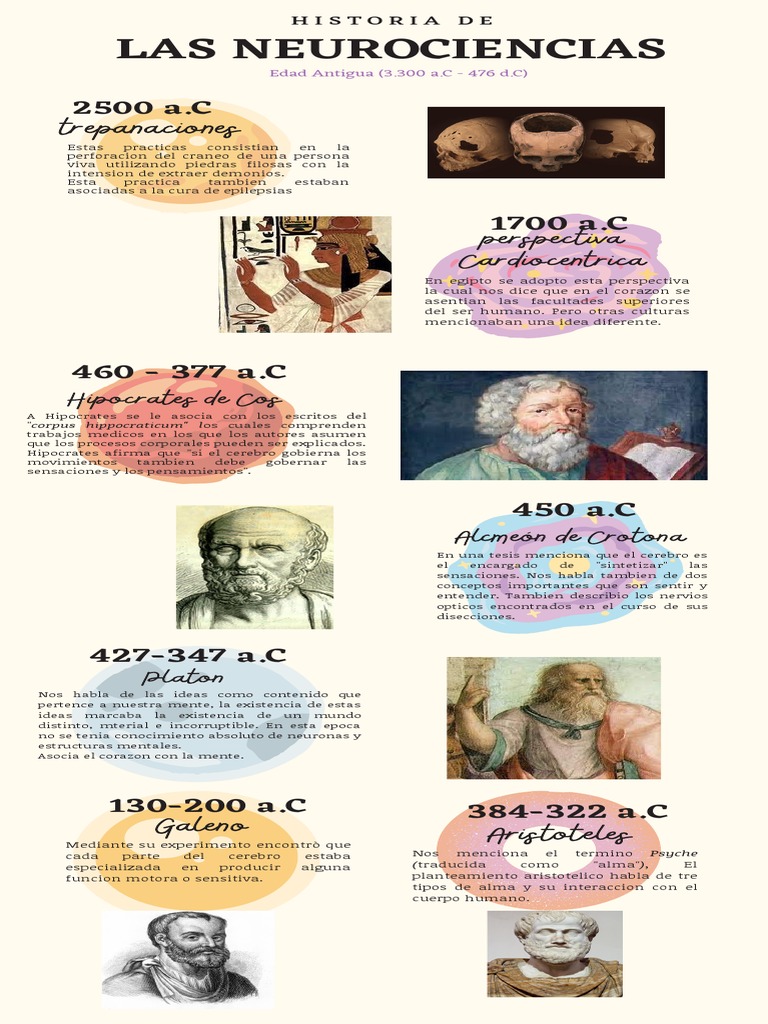 Historia de la Neurociencia y Autores | PDF | Neurociencia | Cerebro