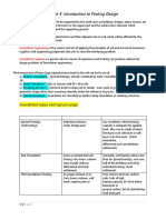 Part II of Week 5 (Introduction to Footing Design)